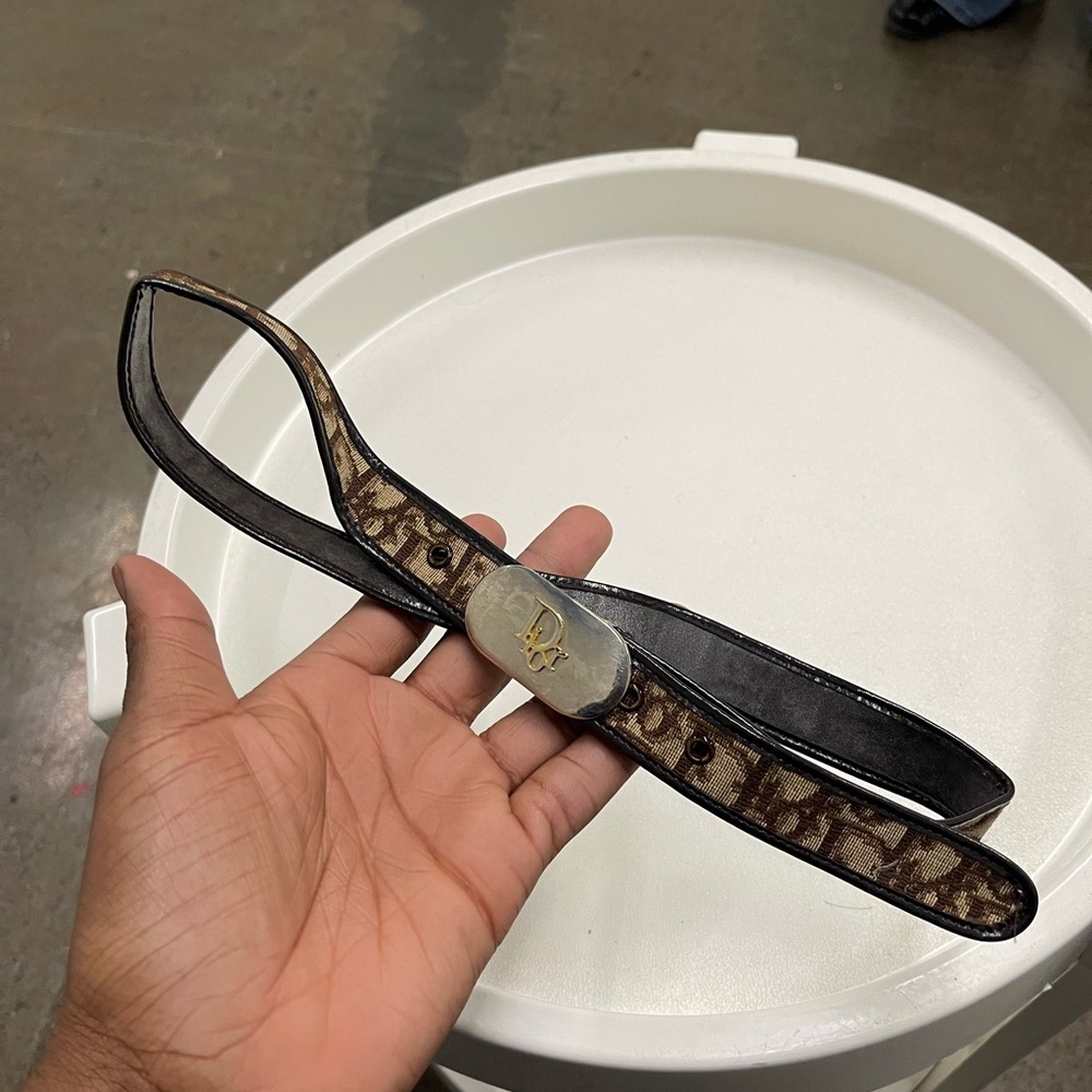 Vintage Dior monogram belt